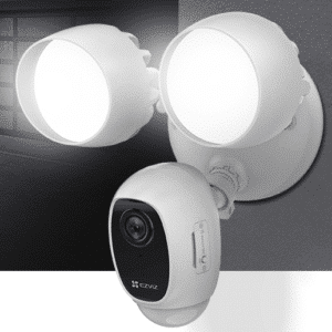 EZVIZ LC1C Smart Floodlight Camera - Two-in-One Outdoor Security Solution