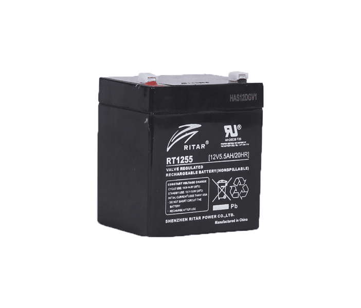 RITAR RT1255 12V 5.5AH SLA Battery
