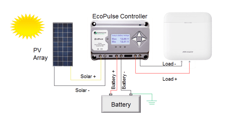 Solar charge controller схема